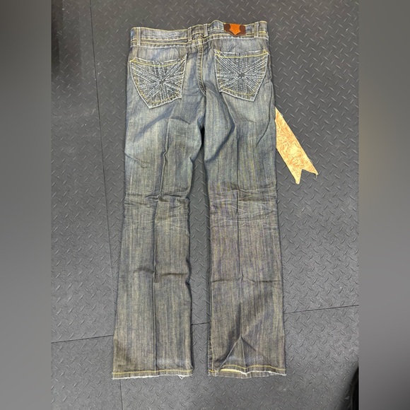 Vintage Monarchy Men’s Jeans with Union Jack Pocket Details - Picture 4 of 5